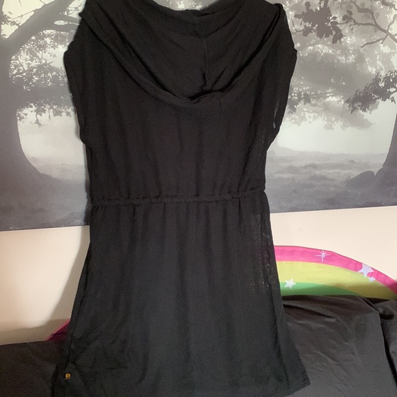 La Vien Rose Aqua swim cover up black Med NWT - Picture 8 of 9